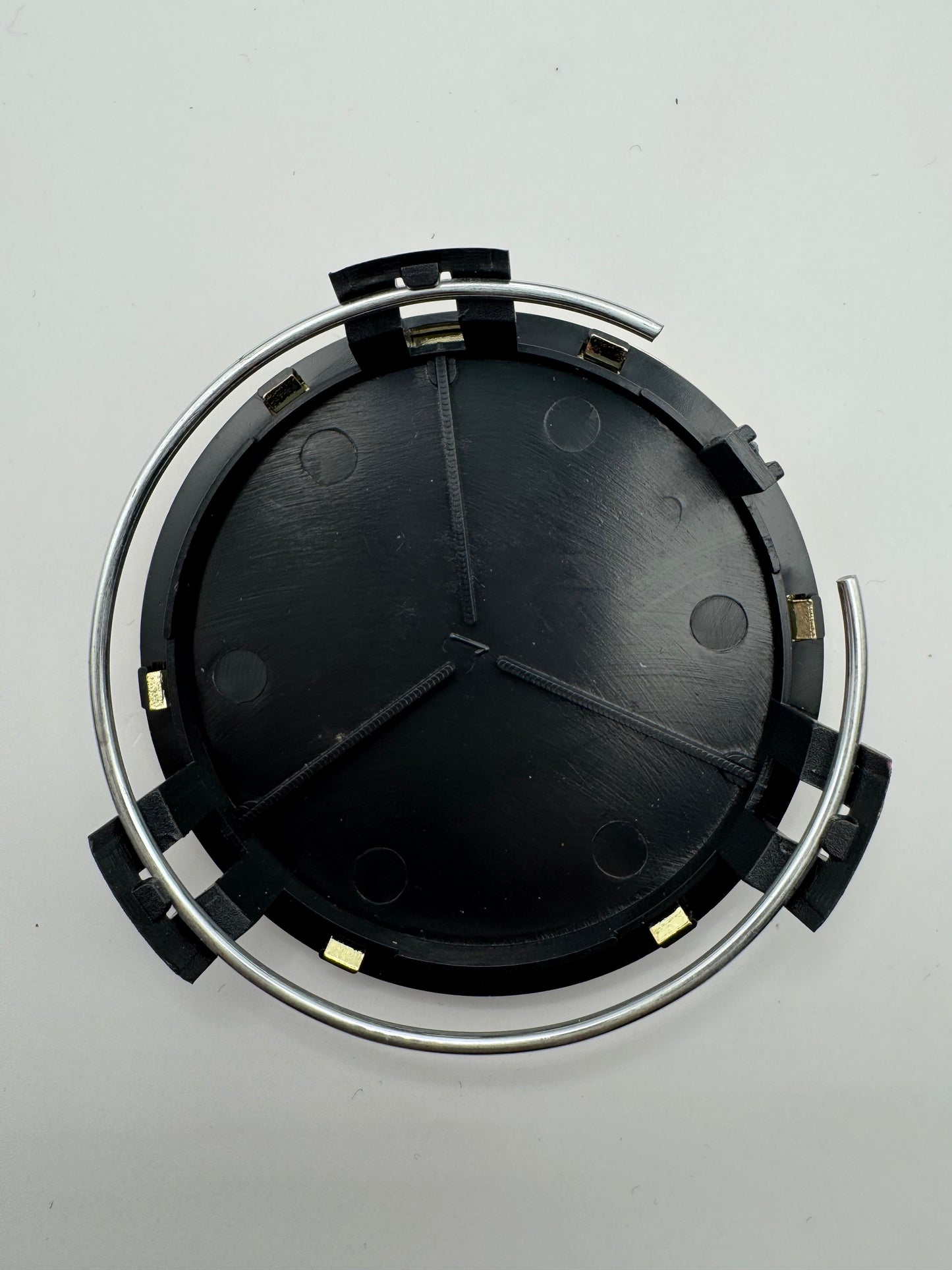 MERCEDES BLACK GOLD ALLOY WHEEL CENTRE CAPS (A CLASS, C CLASS, E CLASS, S CLASS) AMG(#AMEM15BLACKGOLD)