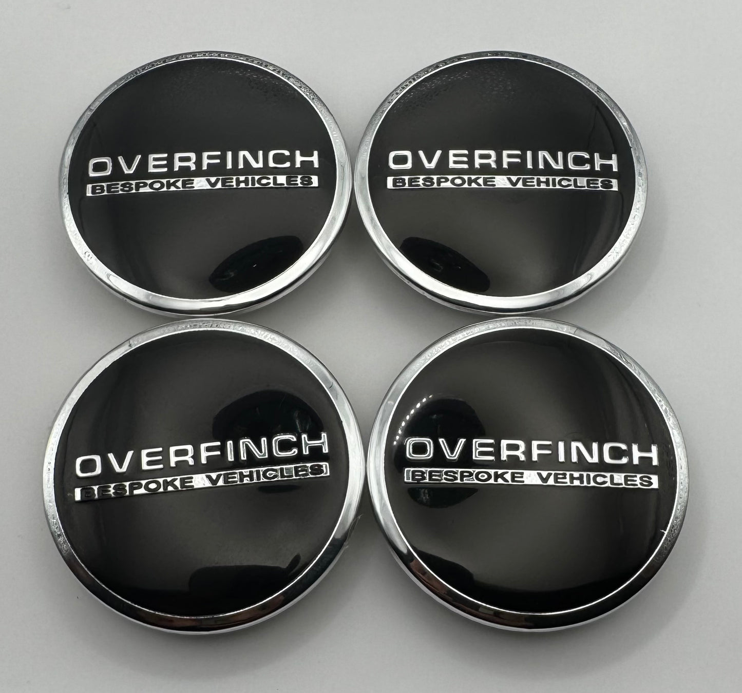 LAND ROVER OVERFINCH ALLOY WHEEL CENTRE CAPS(#AMELR22OVERFINCH)