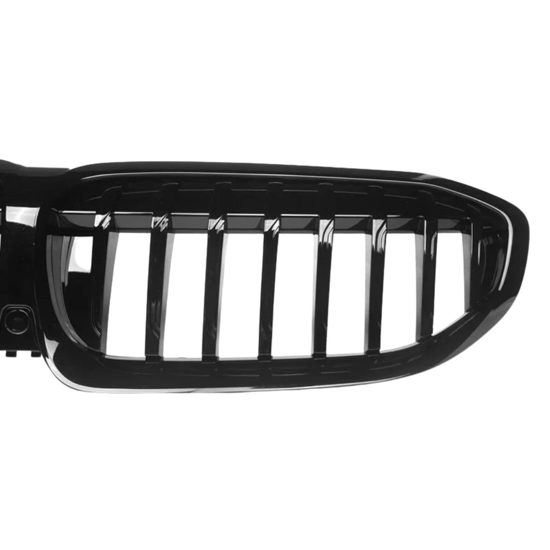 Gloss Black Front Kidney Grille for BMW 3 Series G20 G21 Pre-LCI (2019–2022)