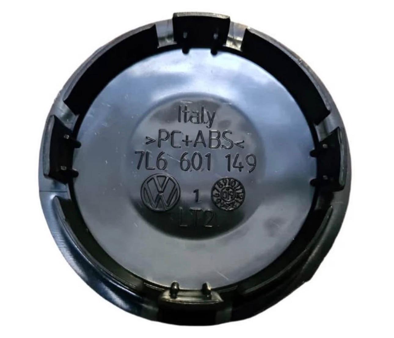 Set Of 4 BRAND NEW Volkswagen Alloy Wheel CENTRE CAPS FOR VW GOLF POLO MK V 75MM (7L6 601 149)