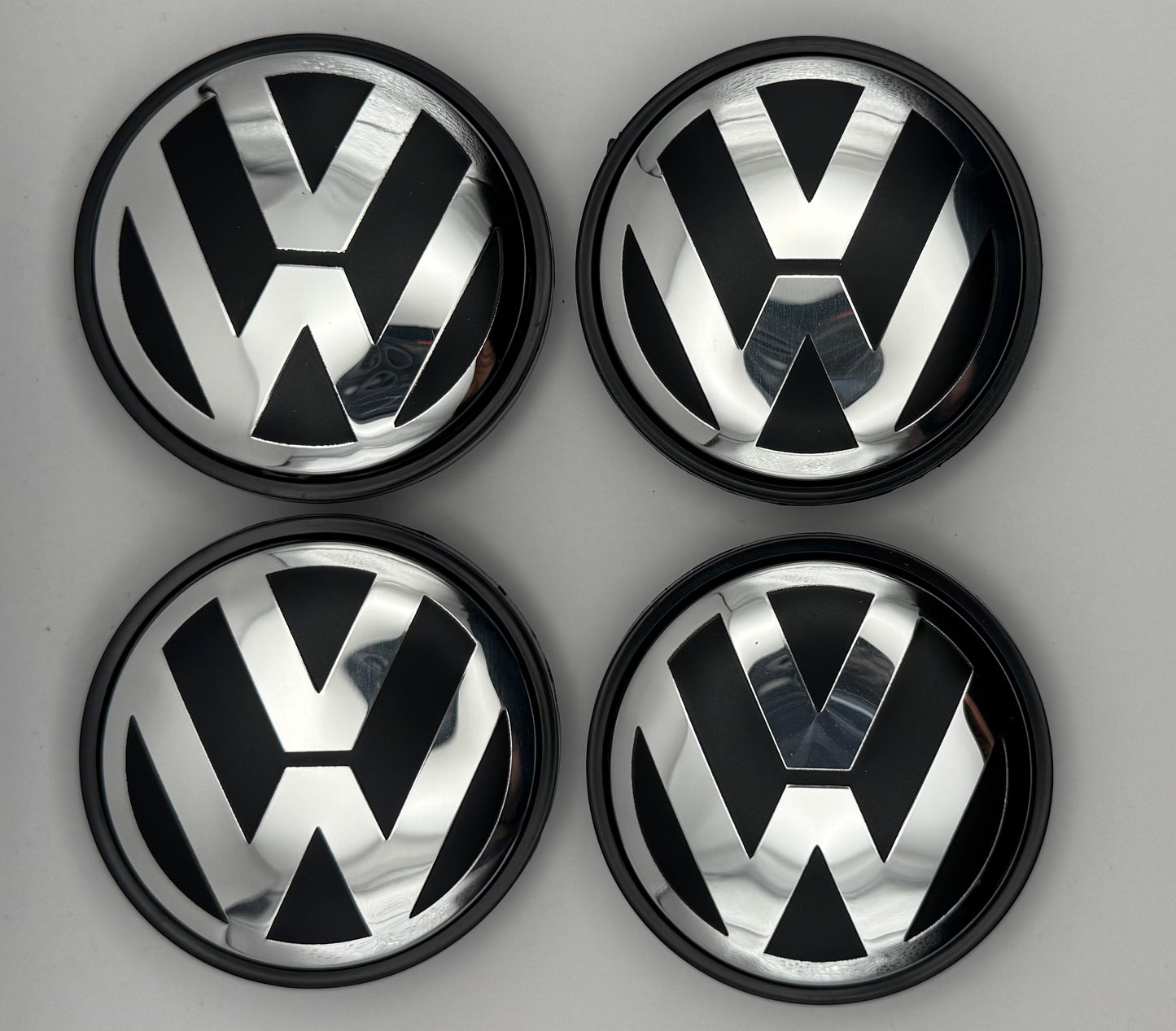 BRAND NEW Alloy Wheel CENTRE CAPS FOR GOLF POLO 55MM