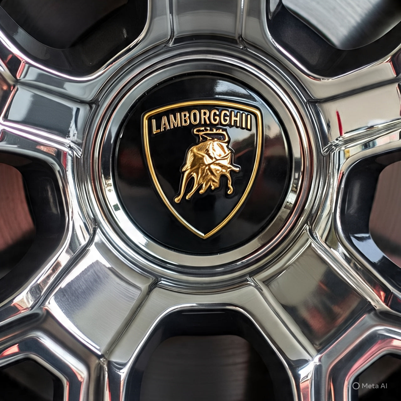 Lamborghini Wheel Center Cap – Automotive Emblem