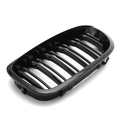 Gloss Black Front Grilles for BMW 3 Series E46 LCI (2003–2006)