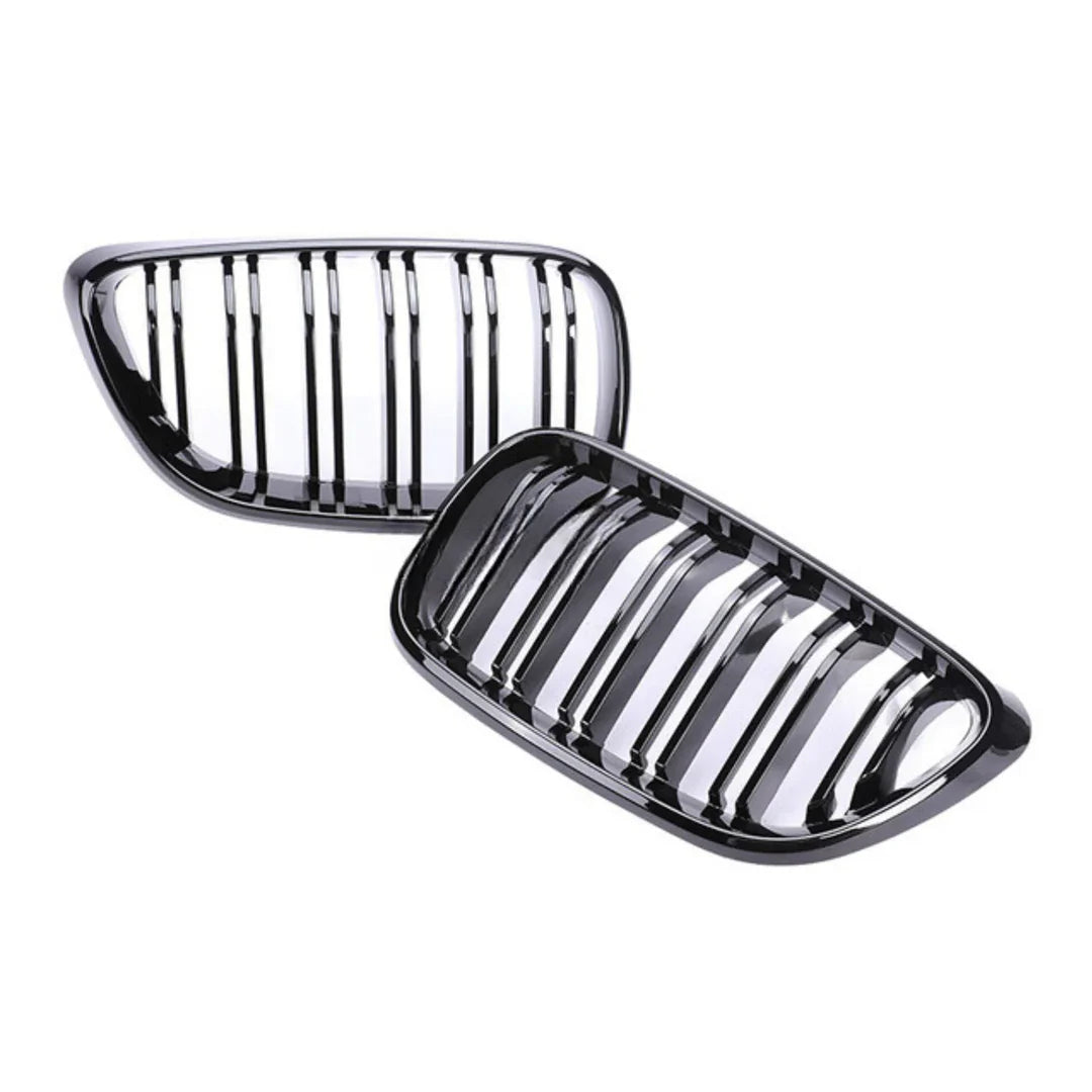 Gloss Black Front Grilles for BMW 2 Series & M2 | F22 F23 F87