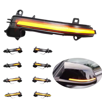 Dynamic LED Sequential Side Mirror Turn Signal Indicator Lights for BMW With Smoked Lens & CANBUS Error-Free