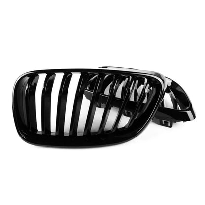 Gloss Black Front Grilles for BMW 2 Series & M2 | F22 F23 F87