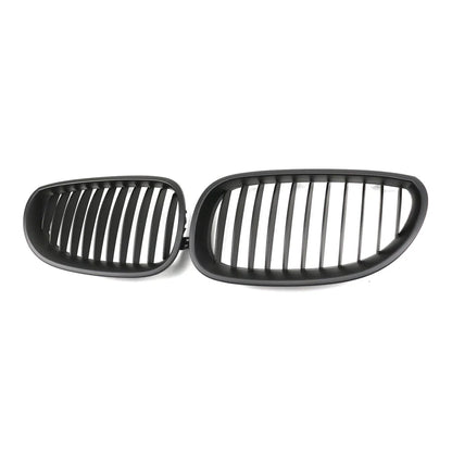 Gloss Black Front Grilles for BMW 5 Series E60 E61