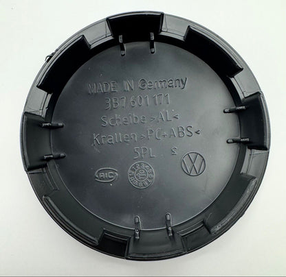 Set Of 4 BRAND New Blue Volkswagen Alloy Wheel CENTRE CAPS FOR VW GOLF POLO MK V 65MM (3B7 601 171)