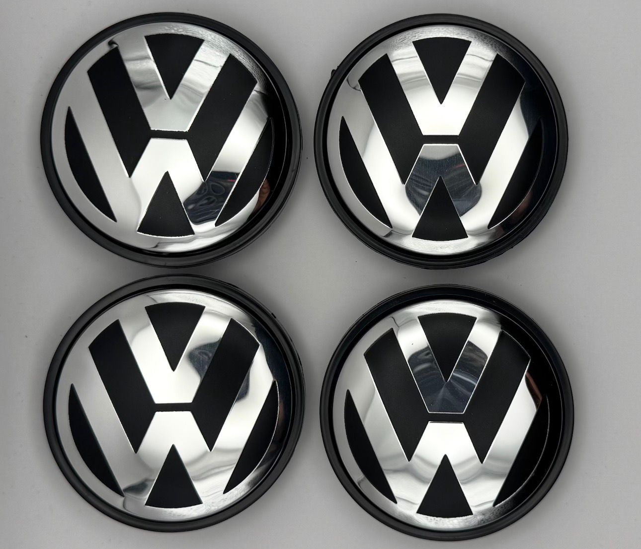 Set Of 4 BRAND New Volkswagen Alloy Wheel CENTRE CAPS FOR VW GOLF POLO MK V 65MM (3B7 601 171)