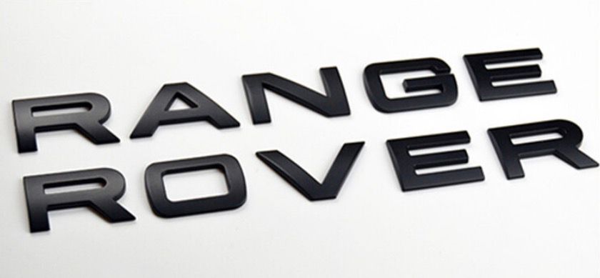 Range Land Rover LETTERS LETTERING All Colours Available For Bonnet Boot Evoque Sport Vogue Velar - BRAND NEW