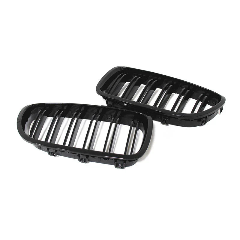 Gloss Black Front Grilles for BMW 5 Series / M5 F10 F11 (2010–2017)