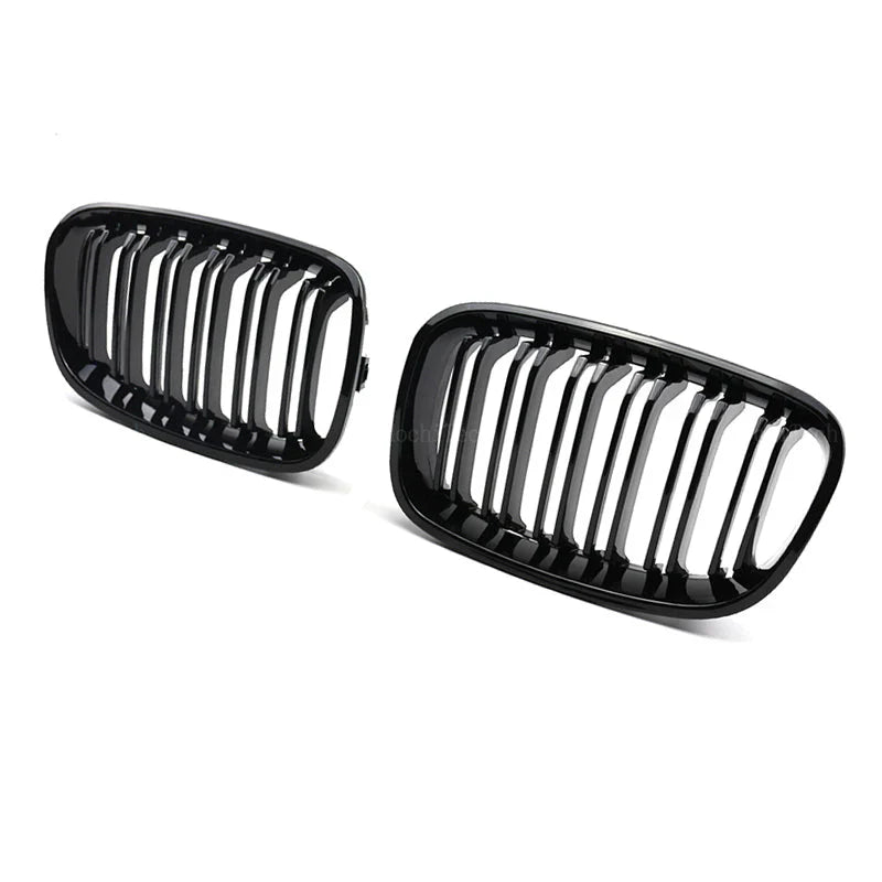 Gloss Black Front Grilles for BMW 1 Series F20 F21 Pre-LCI (2011–2014)
