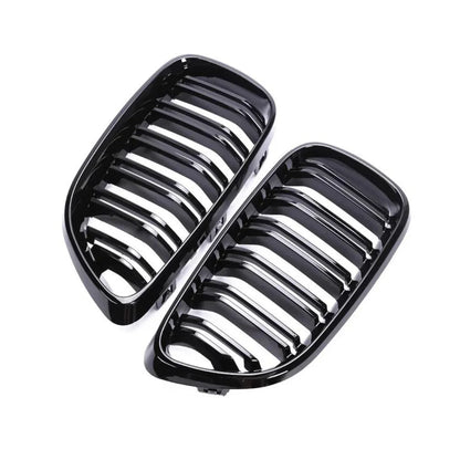 Gloss Black Front Grilles for BMW 2 Series & M2 | F22 F23 F87