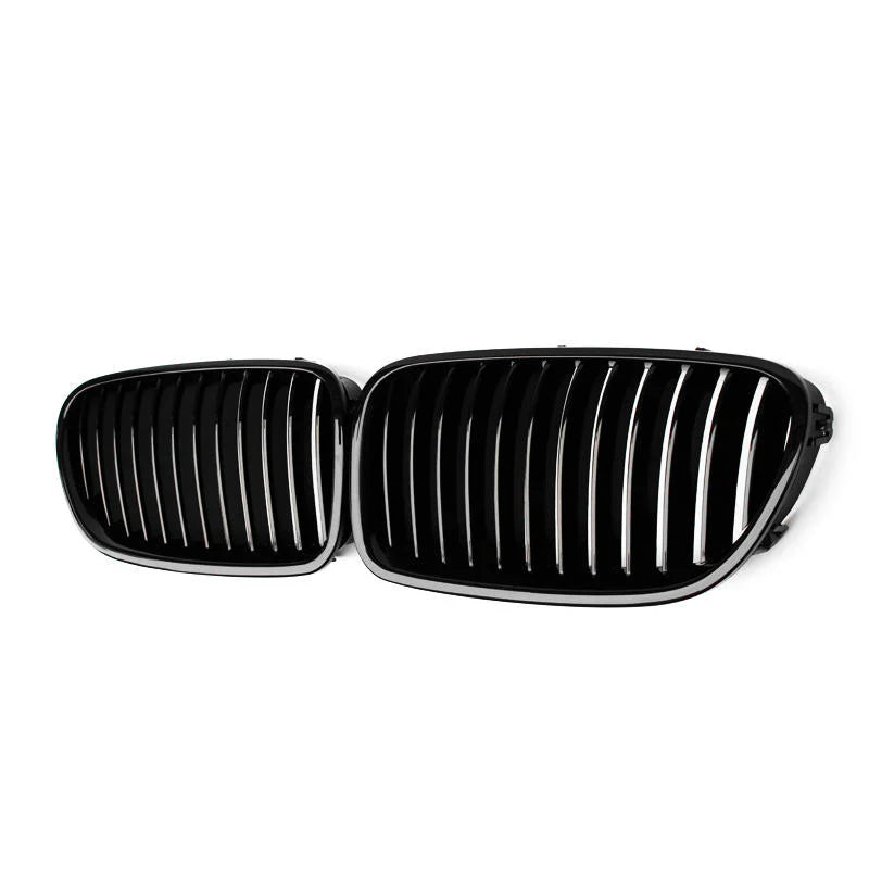 Gloss Black Front Grilles for BMW 5 Series / M5 F10 F11 (2010–2017)