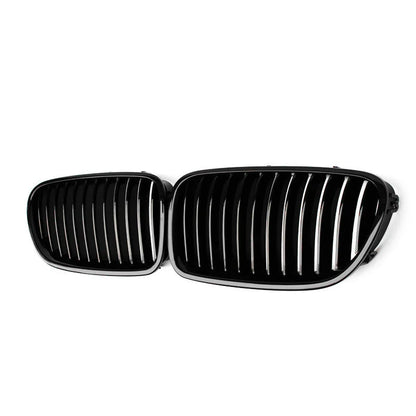 Gloss Black Front Grilles for BMW 5 Series / M5 F10 F11 (2010–2017)