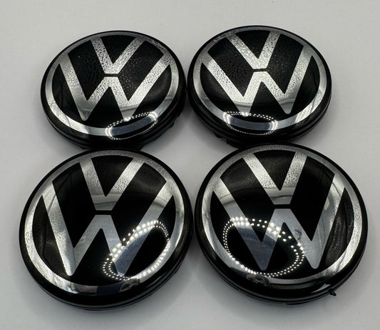 BRAND NEW CENTRE CAPS FOR VW GOLF PASSAT MK VIII 65MM 5HO 601 171