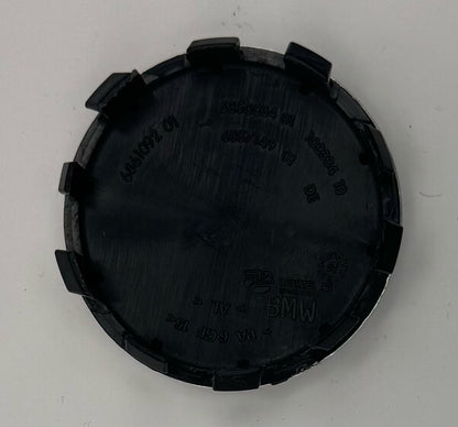 BMW New Blue White Wheel Center Caps 56mm