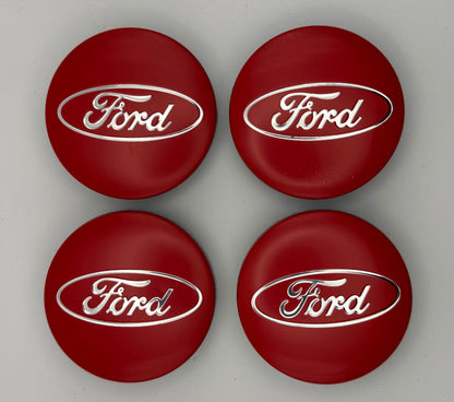Red Ford Alloy Wheel Center Cap 54mm