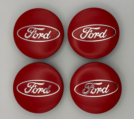 Red Ford Alloy Wheel Center Cap 54mm