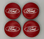 Red Ford Alloy Wheel Center Cap 54mm