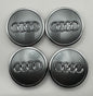 AUDI SILVER ALLOY WHEEL CENTRE CAPS A3, A4, A5(#AMEAU17SILVER)