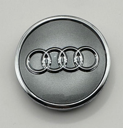 AUDI SILVER ALLOY WHEEL CENTRE CAPS A3, A4, A5(#AMEAU17SILVER)
