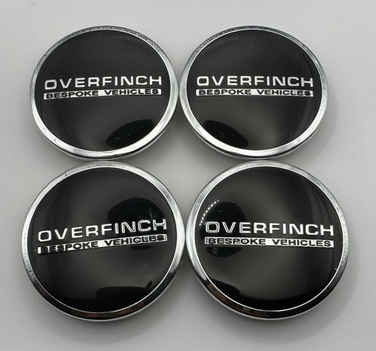 LAND ROVER OVERFINCH ALLOY WHEEL CENTRE CAPS(#AMELR22OVERFINCH)
