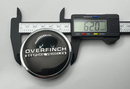 LAND ROVER OVERFINCH ALLOY WHEEL CENTRE CAPS(#AMELR22OVERFINCH)