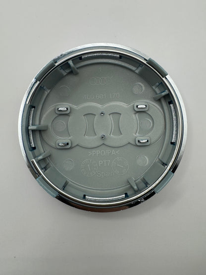 AUDI BLUE ALLOY WHEEL CENTRE CAPS(#AMEAU21BLUE)