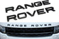 Range Land Rover LETTERS LETTERING Black Matte For Bonnet Boot Evoque Sport Vogue Velar - Brand New