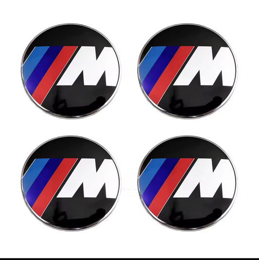SET OF 4 BMW ALLOY WHEEL CENTRE CAPS M Sport - 68MM or 56MM