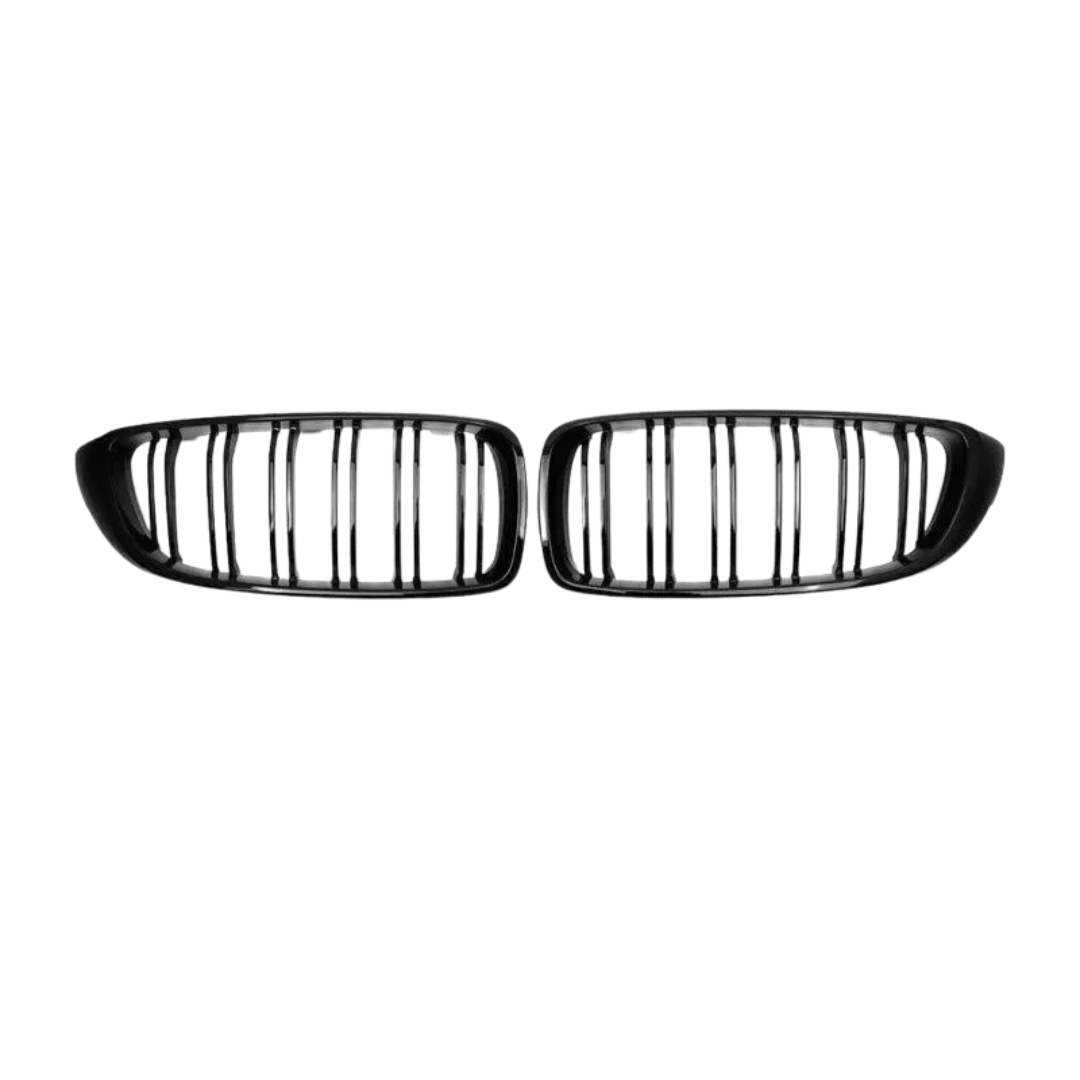 Gloss Black Front Grilles for BMW 4 Series & M3 M4 | F32 F33 F36 F80 F82 F83