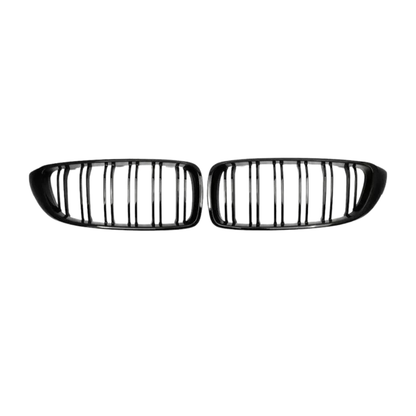 Gloss Black Front Grilles for BMW 4 Series & M3 M4 | F32 F33 F36 F80 F82 F83