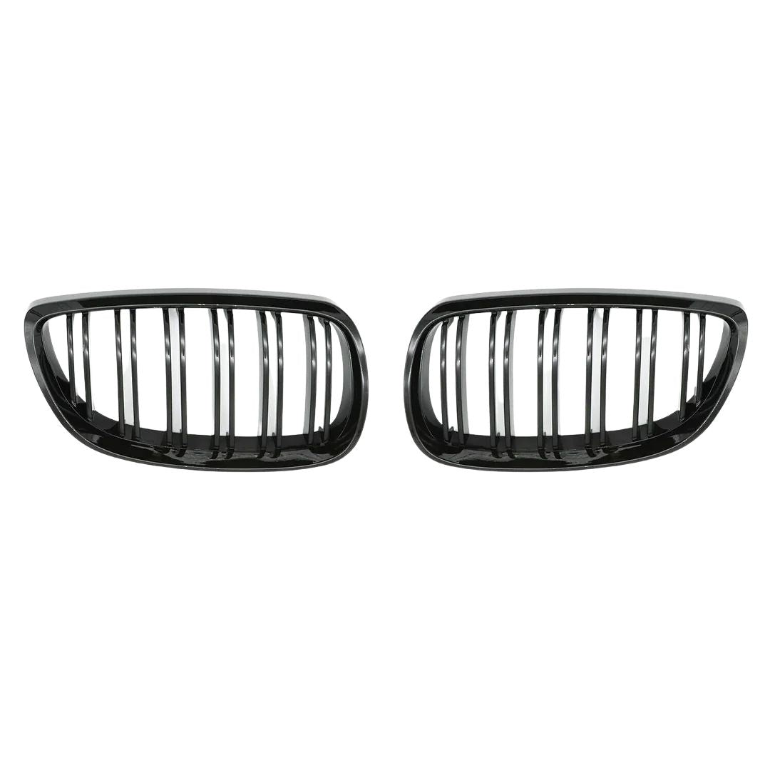 Gloss Black Front Grilles for BMW 3 Series E92 E93 Pre-LCI (2006–2009)