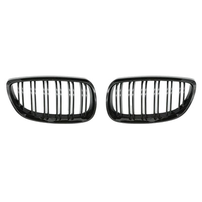 Gloss Black Front Grilles for BMW 3 Series E92 E93 Pre-LCI (2006–2009)