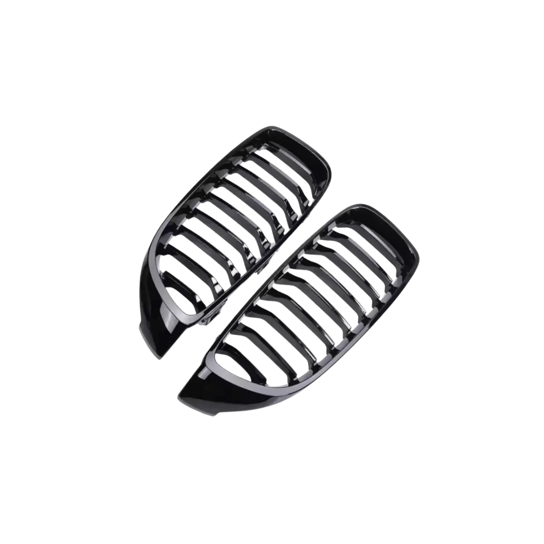 Gloss Black Front Grilles for BMW 4 Series & M3 M4 | F32 F33 F36 F80 F82 F83