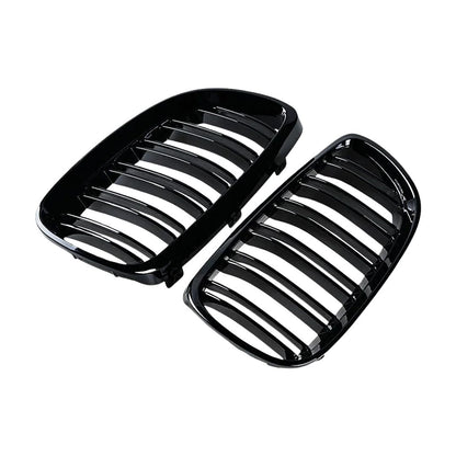 Gloss Black Front Grilles for BMW 3 Series E92 E93 Pre-LCI (2006–2009)