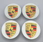 SET OF 4 PORSCHE Silver ALLOY WHEEL CENTRE CAPS 65MM Fit 911, Cayman, Boxster