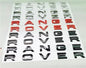 Range Land Rover LETTERS LETTERING All Colours Available For Bonnet Boot Evoque Sport Vogue Velar - BRAND NEW