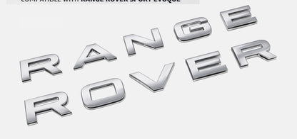 Range Land Rover LETTERS LETTERING All Colours Available For Bonnet Boot Evoque Sport Vogue Velar - BRAND NEW