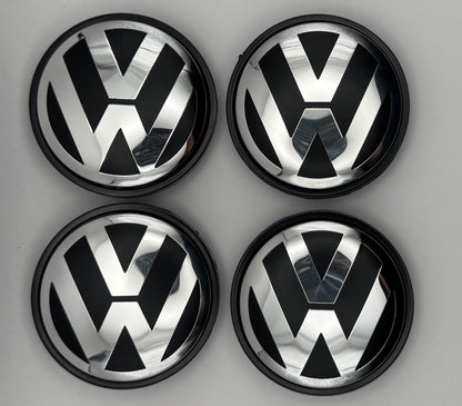 BRAND NEW Alloy Wheel CENTRE CAPS FOR  GOLF POLO 55MM