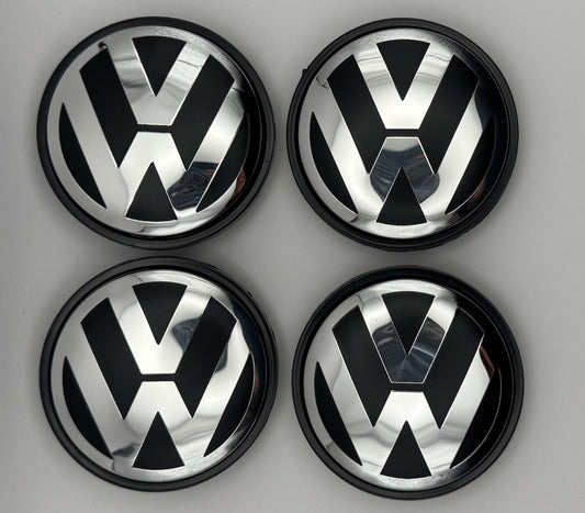 BRAND NEW Alloy Wheel CENTRE CAPS FOR  GOLF POLO 55MM